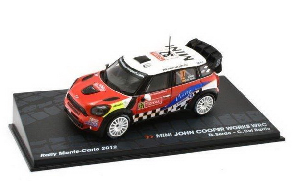 Модель 1:43 Mini John Cooper Works WRC №37 Rally Monte-Carlo (Daniel Sordo - Carlos Del Barrio)