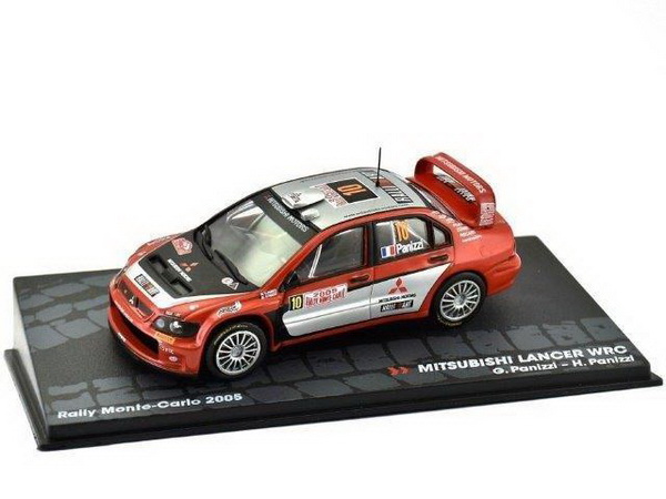 Модель 1:43 Mitsubishi Lancer WRC №10 Rallye Monte-Carlo (Gilles Panizzi - Herve Panizzi)