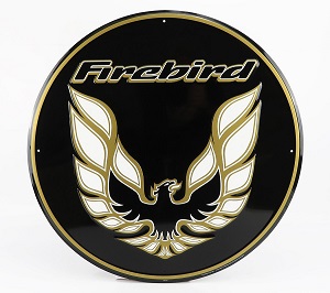 metal round plate - firebird gm (diameter cm.60) B24RD28 Модель 1:1