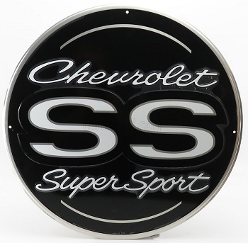 Metal Round Plate - Chevrolet SS (DIAMETER cm.60)