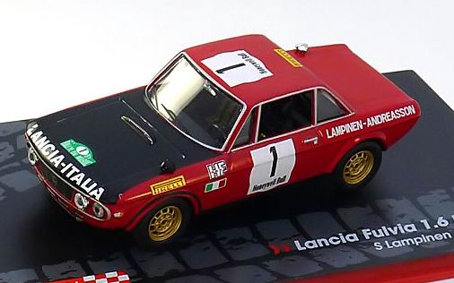 Модель 1:43 Lancia Fulvia 1,6 HF №1 Rally Morocco (S.Lampinen - S.Andreasson)
