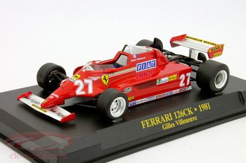 Модель 1:43 Ferrari 126CK №27 (Gilles Villeneuve)