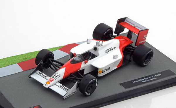 Модель 1:43 McLaren Honda MP4/4 №12 World Champion (Ayrton Senna) (Altaya F1 Collection)