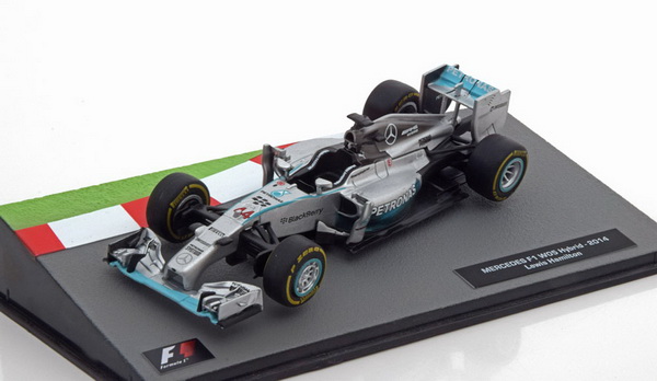 Модель 1:43 Mercedes-AMG Petronas F1 Team W05 Hybrid №44 World Champion (Lewis Hamilton) (Altaya F1 Collection)