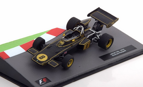 Lotus Ford 72D №8 World Champion (Emerson Fittipaldi) (Altaya F1 Collection) F1-09 Модель 1:43