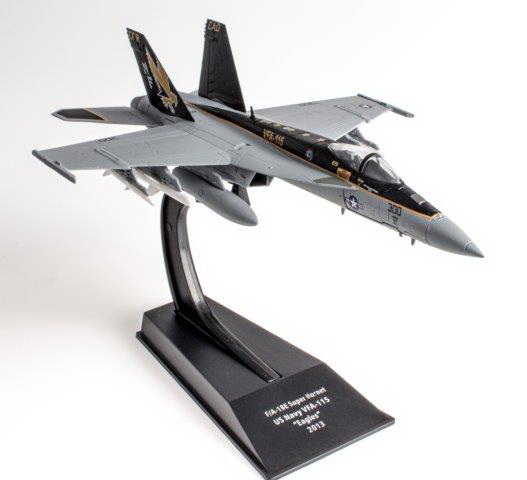 mcdonnell douglas f/a-18e "super hornet" us navy vfa-115 "eagles" 2013 (модель 198г 16,5x24,7x6см) FLA004 Модель 1:100