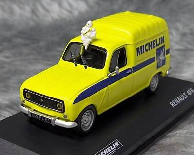 renault 4 f6 van «michelin» - yellow blue FM17 Модель 1:43