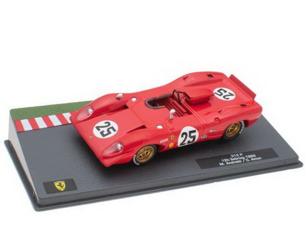 Ferrari 312 P №25 "Ferrari S.P.A. SEFAC" 2nd 12h Sebring (Andretti - Amon) FRT013 Модель 1:43