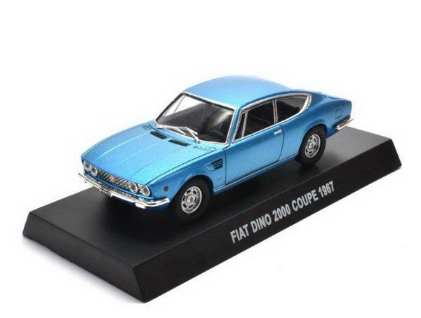 fiat dino 2000 coupe 1967 light blue IT003 Модель 1:43