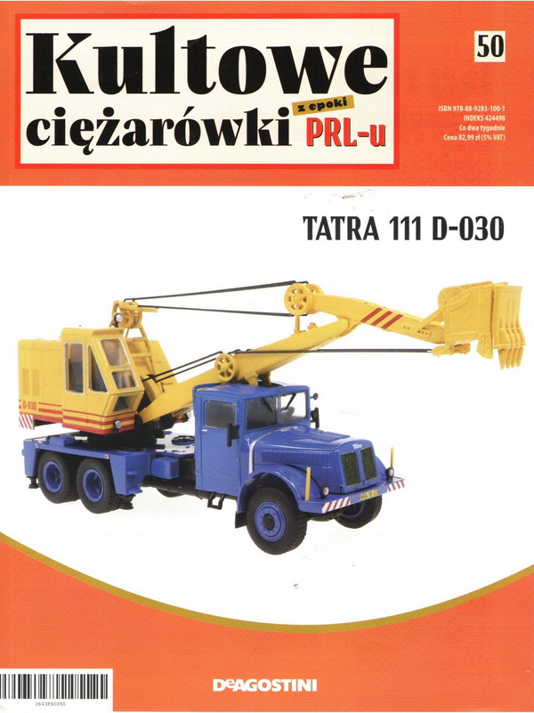 Tatra 111 D-030, Kultowe Ciezarowki PRL-u 50 KULC050 Модель 1:43