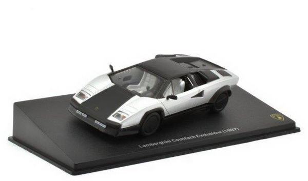 Модель 1:43 Lamborghini Countach Evoluzione - black/silver