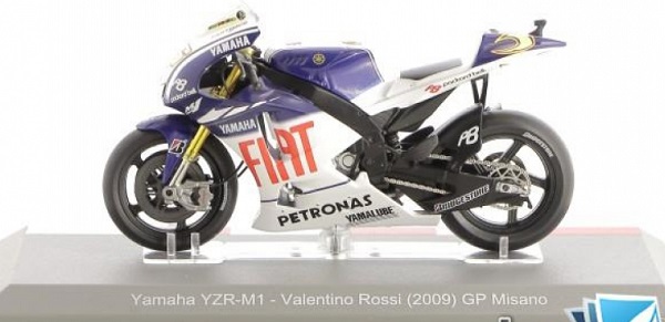 Модель 1:18 YAMAHA YZR M1 Valentino Rossi 2009, Motos GP №101