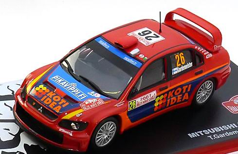 Модель 1:43 Mitsubishi Lancer WRC №26 Rallye Monte-Carlo (Toni Gardemeister - J.Honkanen)