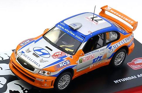 Модель 1:43 Hyundai Accent WRC №71 Rallye Monte-Carlo (Josef Beres jr. - Peter Stary)
