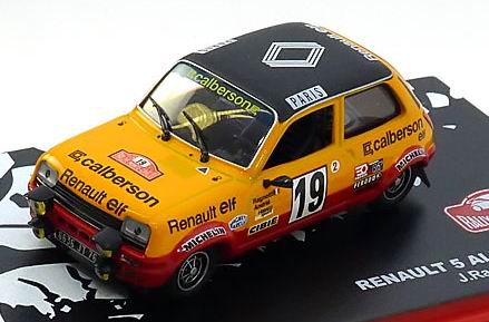 Модель 1:43 Renault 5 Alpine Turbo №19 «Calberson» Rallye Monte-Carlo (Jean «Jeannot» Ragnotti - Jean-Marc Andrié)