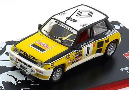 Модель 1:43 Renault 5 Turbo №9 Rallye Monte-Carlo (Jean «Jeannot» Ragnotti - Jean-Marc Andrié)