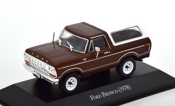 ford bronco - «grandes autos memorables» №19 (без журнала) MEX070 Модель 1:43