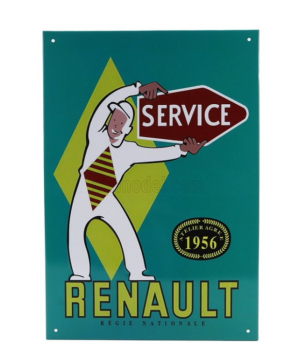 Модель 1:1 ACCESSORIES Metal Plate - Renault Service, Various