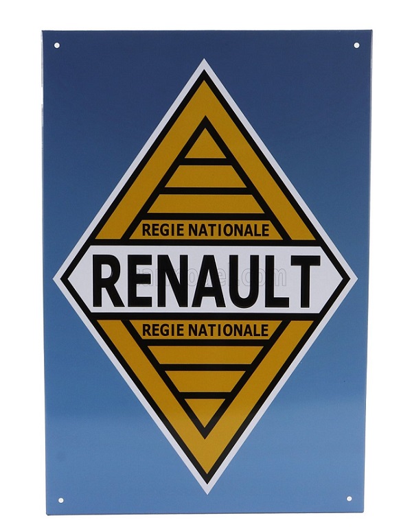 ACCESSORIES Metal Plate - Renault Logo PB210 Модель 1:1