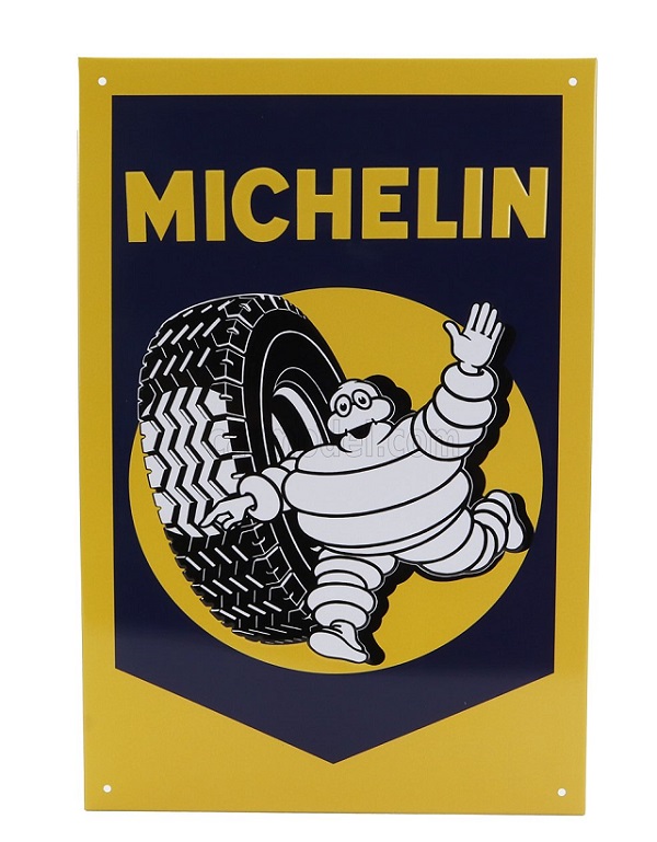 ACCESSORIES Metal Plate - Michelin Logo PB213 Модель 1:1