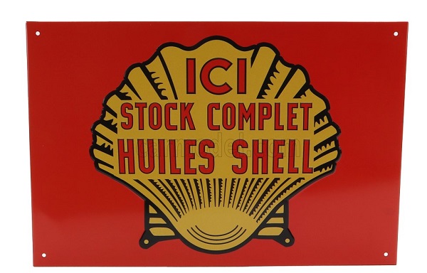 Модель 1:1 ACCESSORIES Metal Plate - Ici Stock Complet Huiles Shell