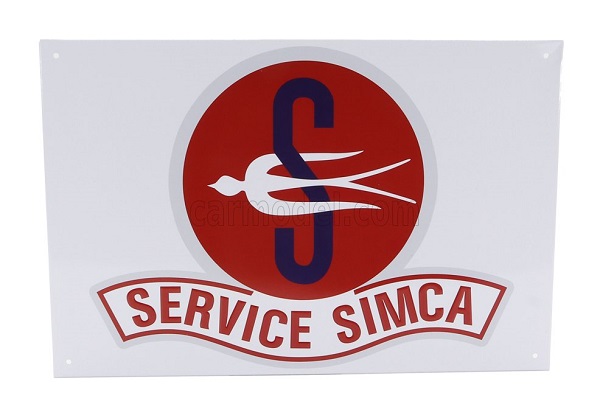 Модель 1:1 ACCESSORIES Metal Plate - Service Simca