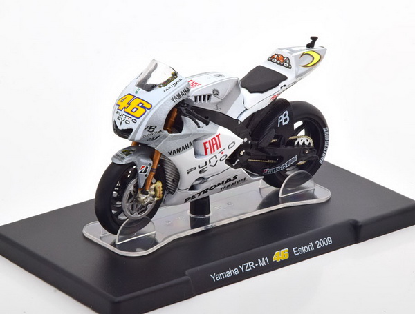 Модель 1:18 Yamaha YZR-M1 №46 MotoGP Estoril (Valentino Rossi)