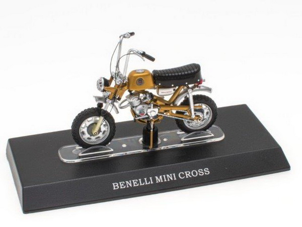 Модель 1:18 скутер BENELLI MINI CROSS Gold