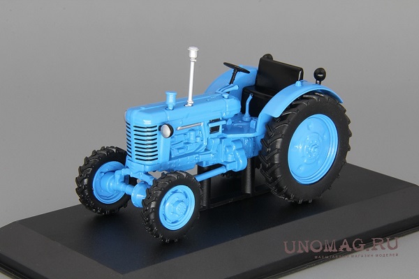 Модель 1:43 МТЗ-7, Тракторы 74, голубой