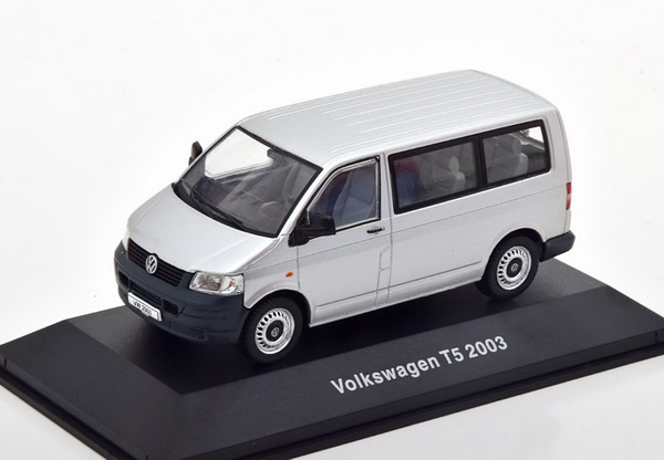 volkswagen t5 bus - silver VW-65 Модель 1:43