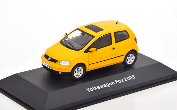 Volkswagen Fox - yellow VW-69 Модель 1:43