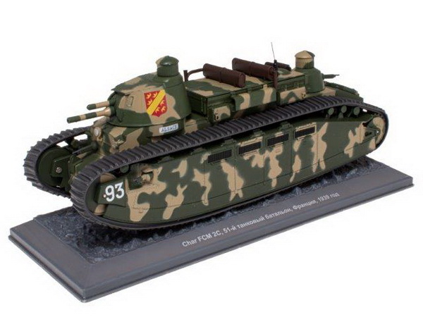 танк char fcm 2c Франция 1939 WRT017 Модель 1:43