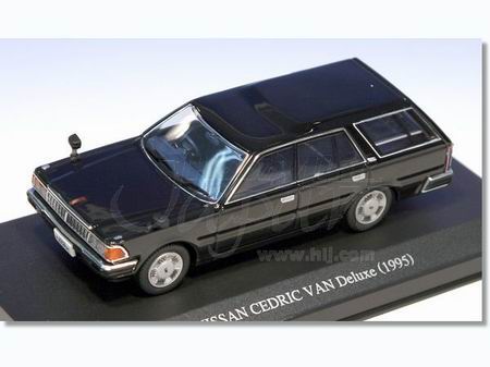 nissan cedric van (y30) delixe (late model) / black AD77122 Модель 1:43