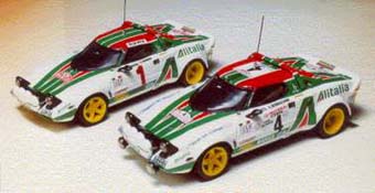 Модель 1:43 Lancia Stratos №1/4 Gr.4 «Alitalia» (Rallye Monte-Carlo/Rallye Sanremo) (KIT)