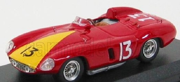 FERRARI 735 Monza Spider №13 Winner Nassau (1955) A.de Portago, Red Yellow