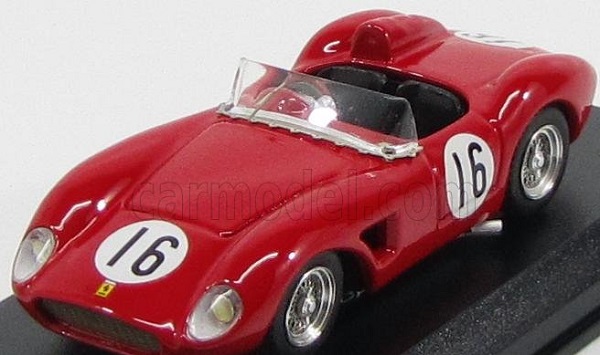 FERRARI 500trc Testarossa Spider N16 Winner Virginia (1957) W.Helburn, red ART268 Модель 1:43
