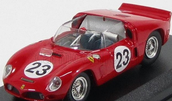 FERRARI Dino 245sp Spider Team Scuderia Ferrari N23 24h Le Mans (1961) W.von Trips - R.ginther, Red