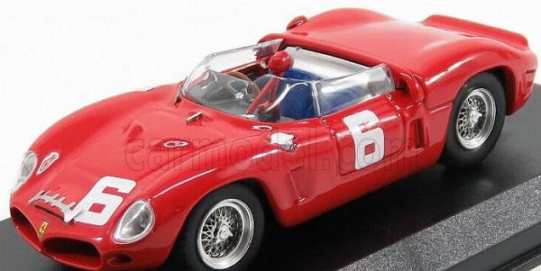 FERRARI 246sp Dino Spider N6 (chassis N 0022m) Winner Guards Trophy Brands Hatch (1962) M.Parkes, red