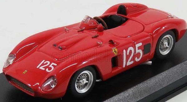 FERRARI 500tr Scca Ch.0650 N125 Winner Laguna Seca (1957) P.Lovlely, red ART381 Модель 1:43