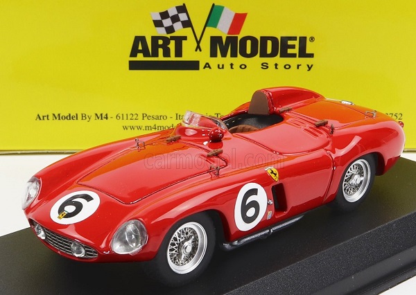 FERRARI 750 Monza Ch.0496m N 6 9h Goodwood (1955) A.de Portago - M.Hawthorn, red ART442 Модель 1 43