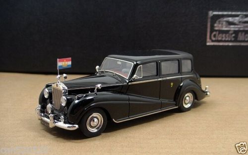 Модель 1:43 Rolls-Royce Silver Wraith Landaulette «Juliana der Niederlande» Ch.№LGLW24 (closed) - black