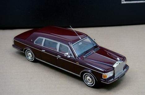 rolls-royce silver spur ii touring limousine - burgundy CLM-027 Модель 1:43