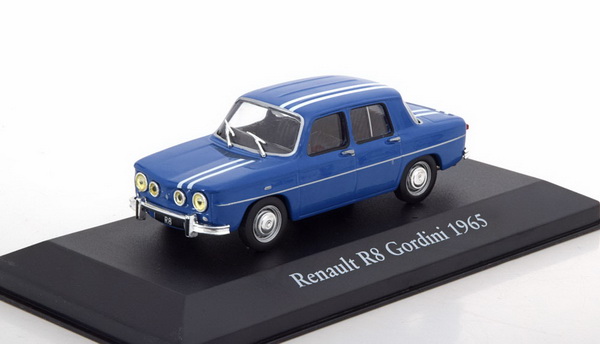 Renault 8 Gordini - blue/white stripes