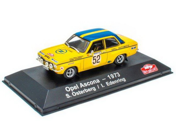Модель 1:43 Opel Ascona №52 Rallye Monte-Carlo (S.Osterberg - I.Edenring)
