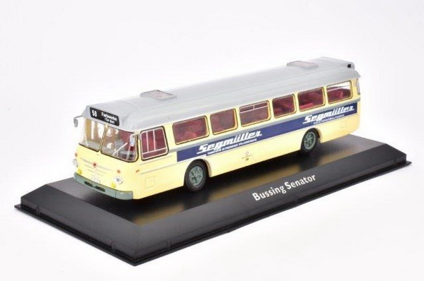 автобус bussing senator 12d 1964 beige 4642122 Модель 1:72