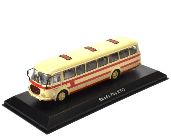 Модель 1:72 Skoda 706 RTO Bus - beige/red