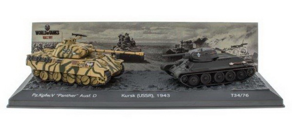 Модель 1:72 Т-34-76 и Panzer V 