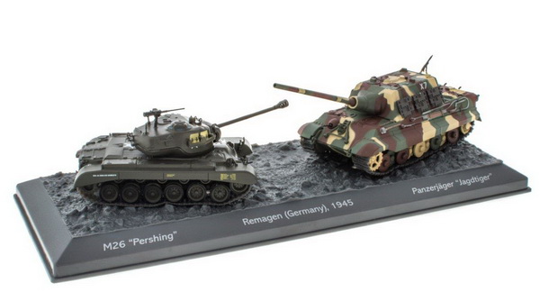 M26 "Pershing" & Panzerjäger "Jagdtiger" Битва при Ремагене Германия (набор 2 модели)