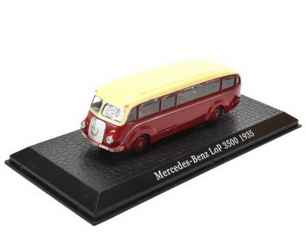 Mercedes-Benz LOP 3500 - red/yellow 7163126 Модель 1:72