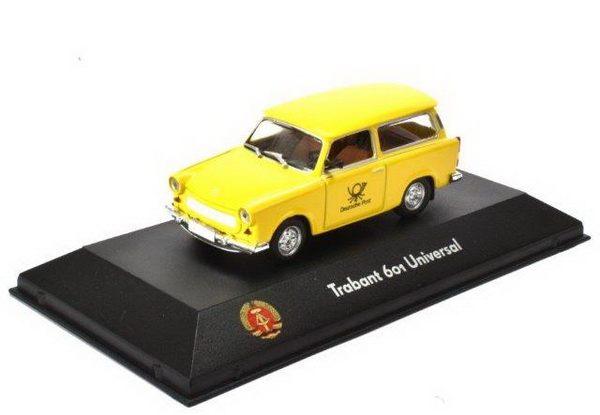 trabant 601 universal «deutsche post» - yellow 7230009 Модель 1:43